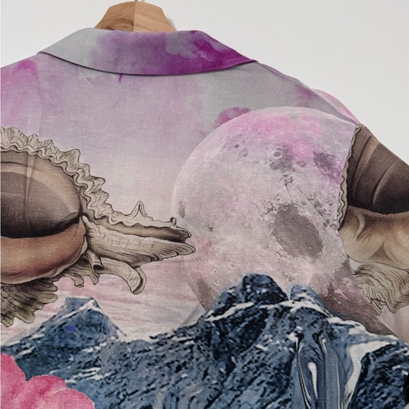 Desigual Lavender and Gray Blouse - Picture 4 of 5